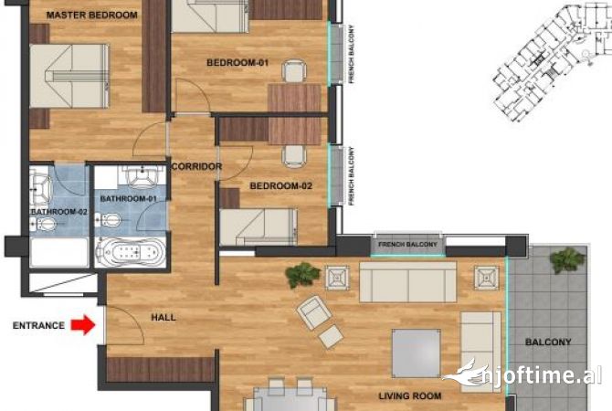 Shtepi ne shitje 3+1 ne Tirane - 290,000 Euro