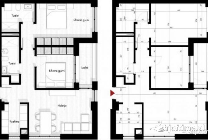 Shtepi ne shitje 2+1 ne Tirane - 156,735 Euro