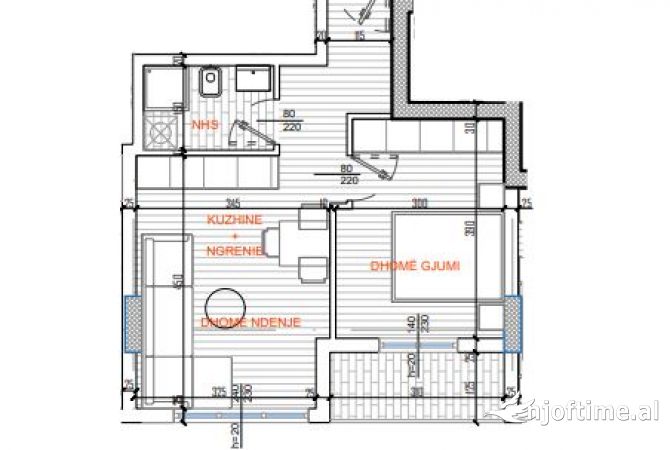 Shtepi ne shitje 1+1 ne Tirane - 95,659 Euro