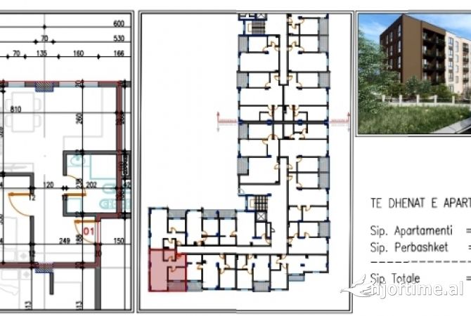 Shtepi ne shitje 1+1 ne Tirane - 60,808 Euro