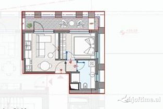 Shtepi ne shitje 1+1 ne Tirane - 137,466 Euro