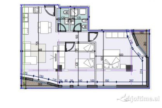 Shtepi ne shitje 2+1 ne Tirane - 230,000 Euro