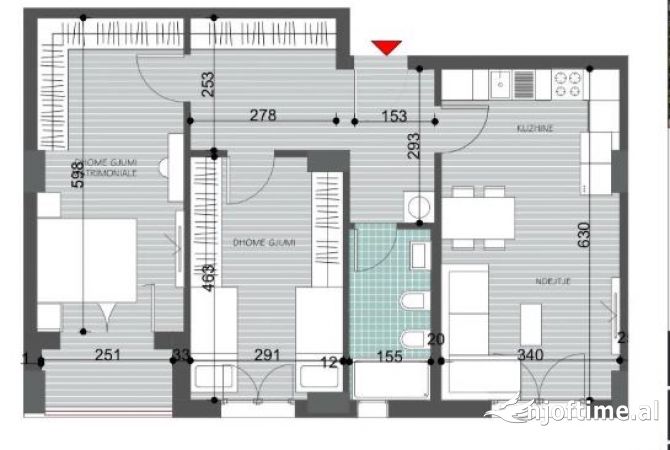 Shtepi ne shitje 2+1 ne Tirane - 85,000 Euro