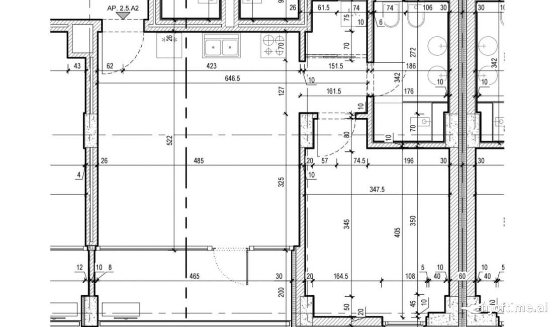 Shtepi ne shitje Apartament ne Tirane, 1+1, Mobilimi Bosh, pa mobiluar, Pagesa 111,200  Euro.