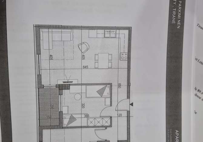 Shtepi ne shitje Apartament ne Tirane, 2+1, Mobilimi Bosh, pa mobiluar, Pagesa 81,500  Euro.