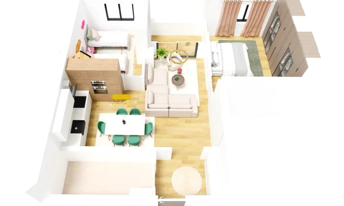 Shtepi ne shitje Apartament ne Tirane, 2+1, Mobilimi Bosh, pa mobiluar, Pagesa 16,000,000  Leke.