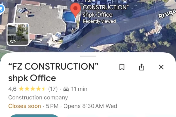 House for Sale 2+1 in Tirana - 203,000 Euro