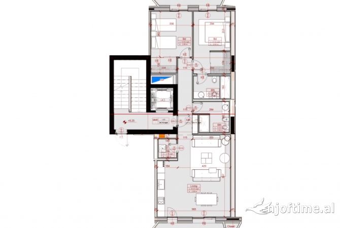 Ambient biznesi me qera 3+1 ne Tirane - 1,700 Euro