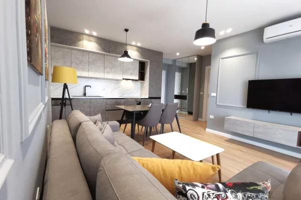 Shtepi me qera Apartament ne Tirane, 1+1, Mobilimi E mobiluar, Pagesa 600  Euro.