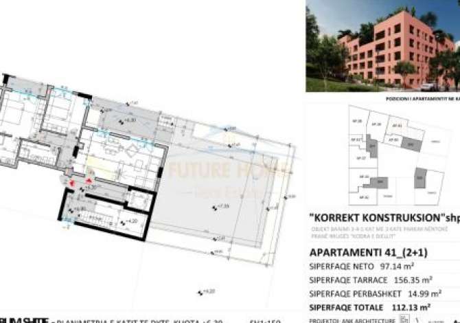 Shtepi ne shitje 2+1 ne Tirane - 280,000 Euro