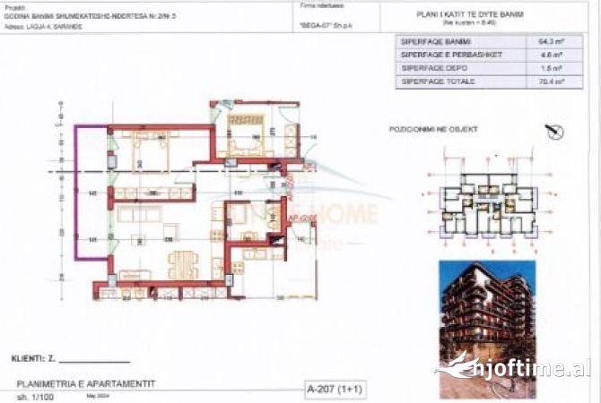 Shtepi ne shitje 1+1 ne Sarande - 134,200 Euro