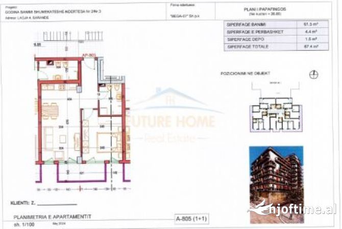 Shtepi ne shitje 1+1 ne Sarande - 152,800 Euro