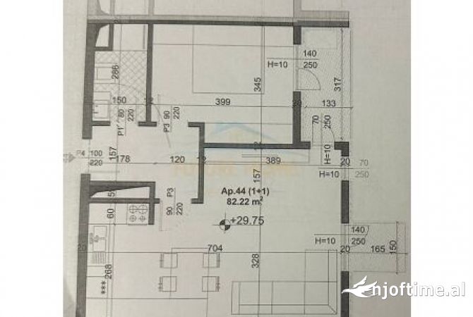 Shtepi ne shitje 1+1 ne Tirane - 115,108 Euro