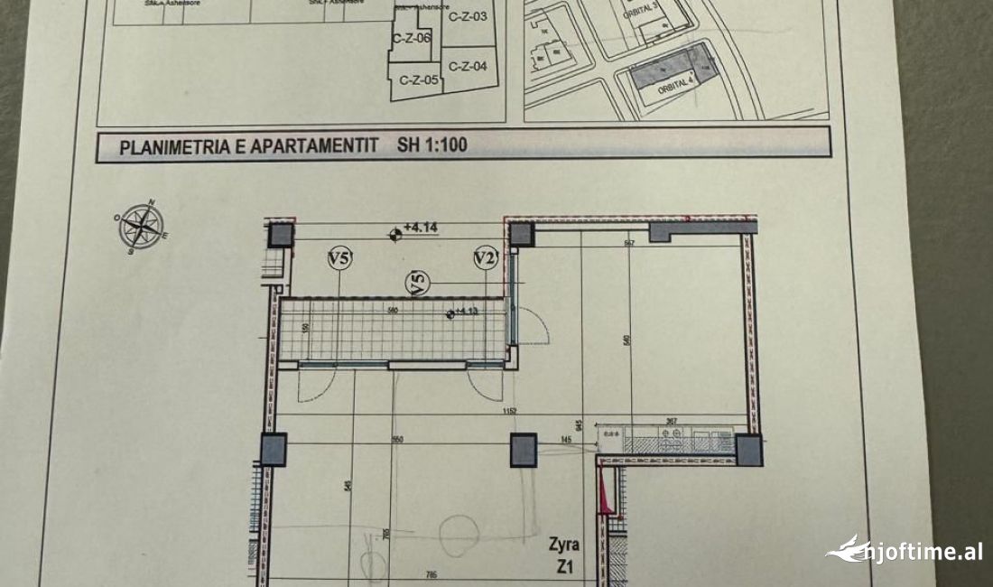 Shtepi ne shitje Apartament ne Tirane, 2+1, Mobilimi Bosh, pa mobiluar, Pagesa 173,500  Euro.