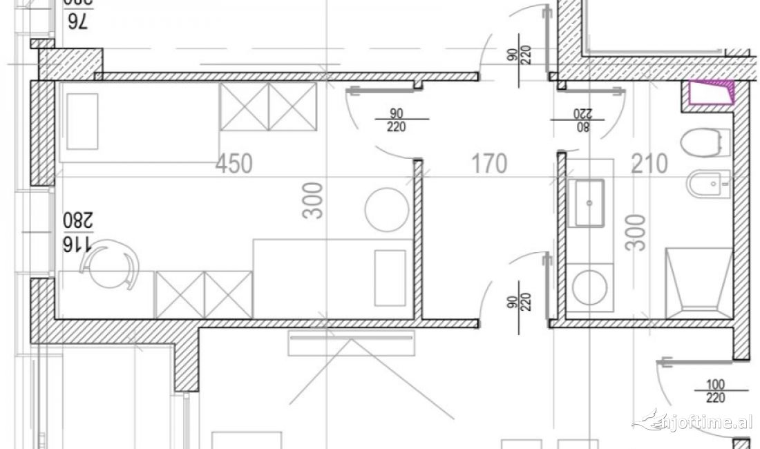 Apartment for sale in Tirana 2+1, Emty