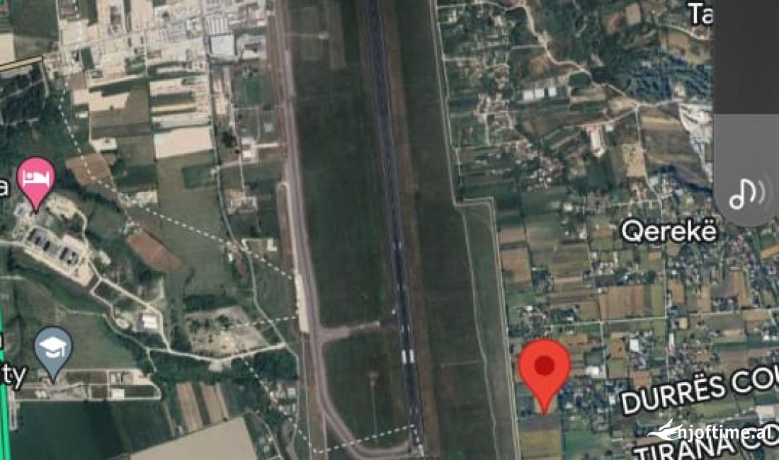 Shitet toke ngjitmas me aroportim Rinas 45Euro\m2