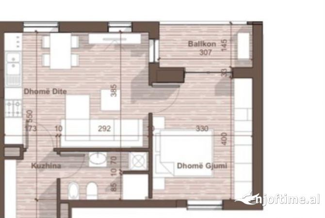 Shtepi ne shitje 1+1 ne Tirane - 68,000 Euro