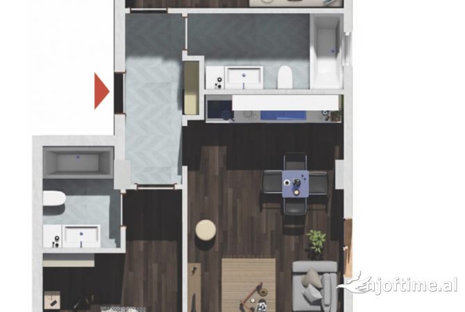 Shtepi ne shitje 2+1 ne Tirane - 86,500 Euro