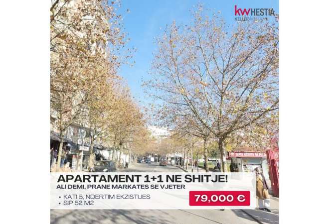 Shtepi ne shitje 1+1 ne Tirane - 79,000 Euro