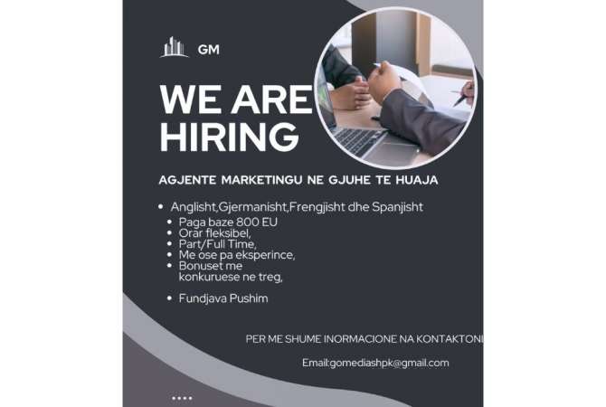 Job Offers Sales Agent