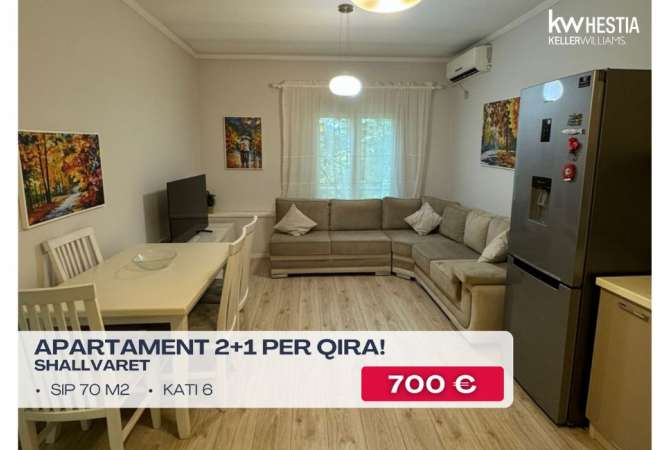 Shtepi me qera 2+1 ne Tirane - 700 Euro