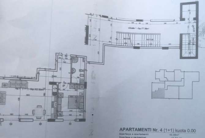 Shtepi ne shitje 1+1 ne Tirane - 140,000 Euro