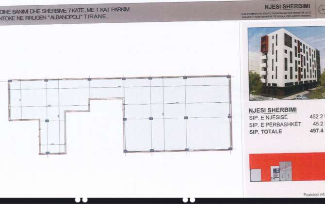 Ambient biznesi me qera 1+1 ne Tirane - 7,461 Euro