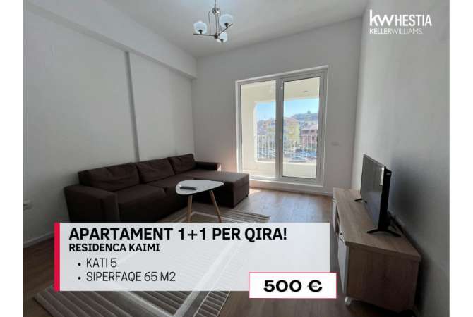 Shtepi me qera 1+1 ne Tirane - 500 Euro