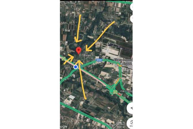 Truall ose Toke  ne Tirane - 220,000 Euro