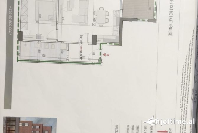 Shtepi ne shitje 1+1 ne Tirane - 80,500 Euro