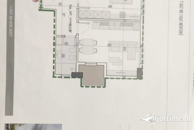 Shtepi ne shitje 1+1 ne Tirane - 80,500 Euro