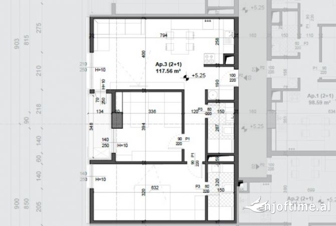 Shtepi ne shitje 2+1 ne Tirane - 146,000 Euro