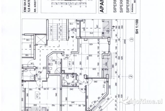 Shtepi ne shitje Apartament ne Tirane, 2+1, Mobilimi Bosh, pa mobiluar, Pagesa 1,400,000  Euro.