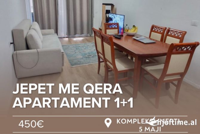 Shtepi me qera 1+1 ne Tirane - 450 Euro
