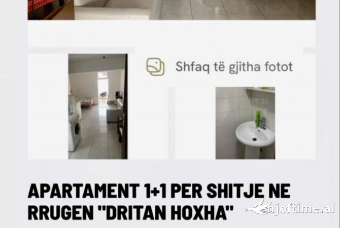 Shtepi ne shitje 1+1 ne Tirane - 82,500 Euro