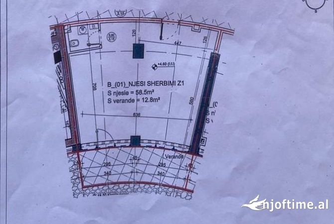 Ambient biznesi me qera 3+1 ne Tirane - 1,200 Euro