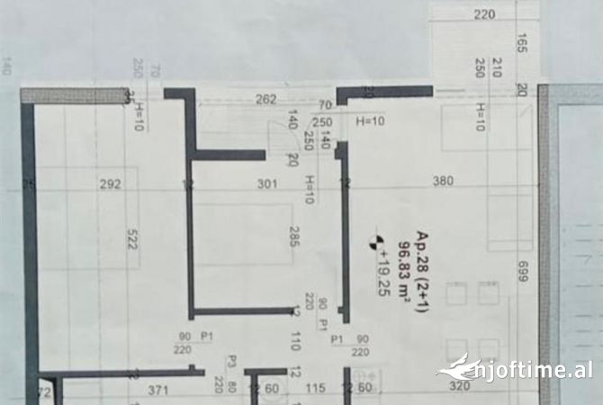 Shtepi ne shitje 2+1 ne Tirane - 121,000 Euro