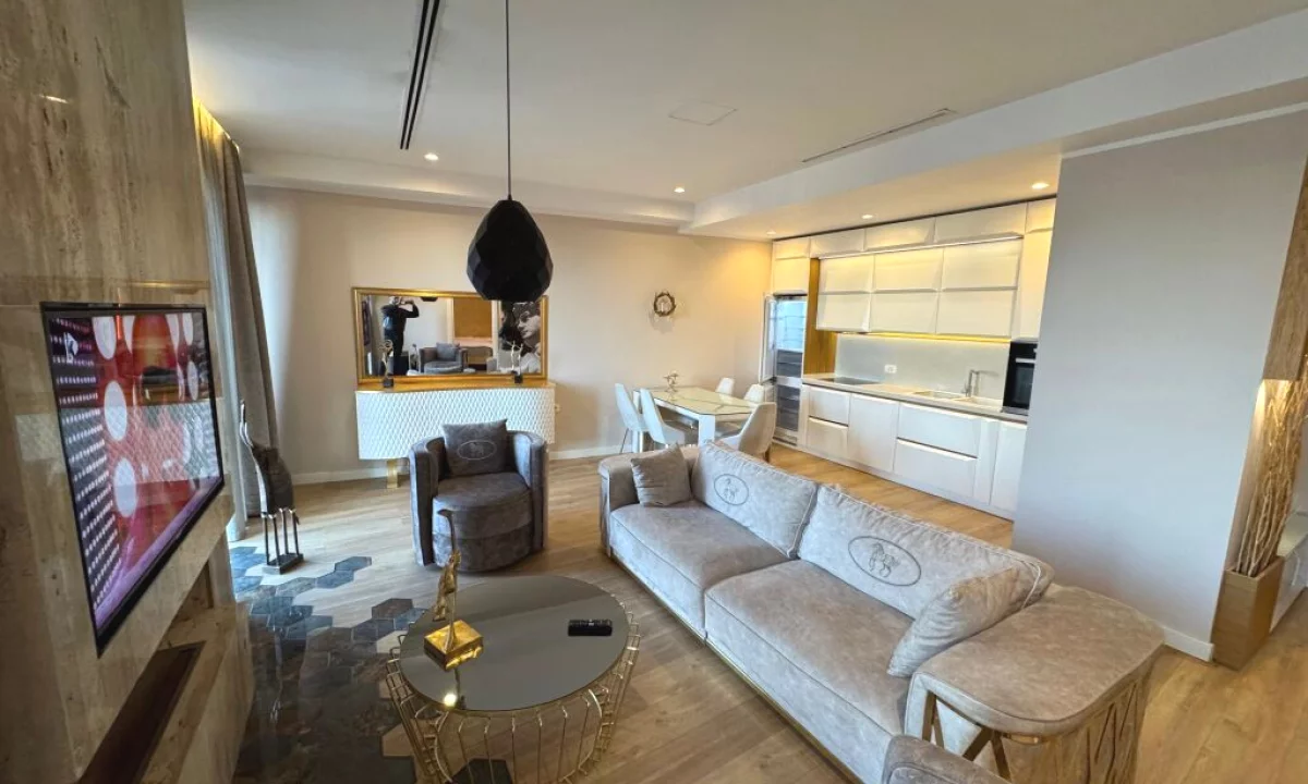 Shtepi me qera Apartament ne Tirane, 1+1, Mobilimi E mobiluar, Pagesa 1,299  Euro.