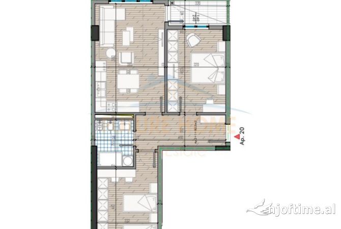 Shtepi ne shitje 2+1 ne Tirane - 92,000 Euro