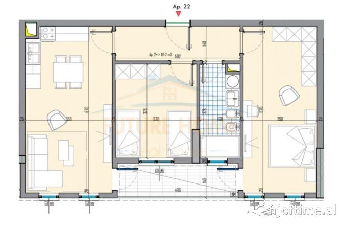 Shtepi ne shitje 2+1 ne Tirane - 102,900 Euro