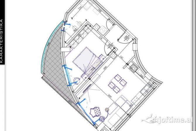 Shtepi ne shitje 1+1 ne Tirane - 127,000 Euro