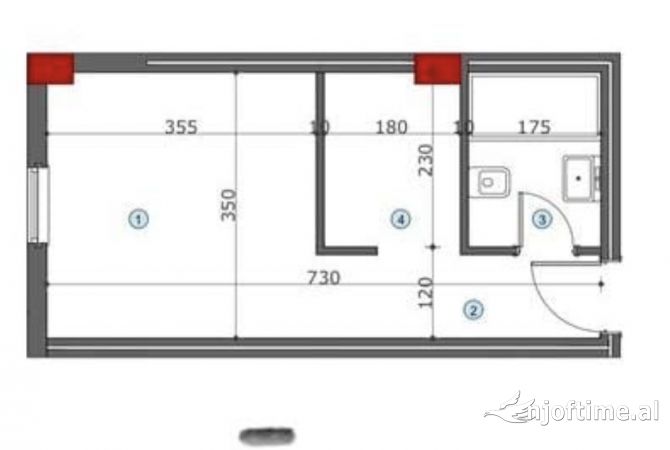 Shtepi ne shitje Garsoniere ne Tirane - 47,200 Euro