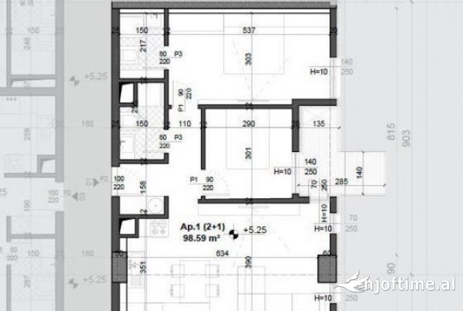 Shtepi ne shitje 2+1 ne Tirane - 123,000 Euro
