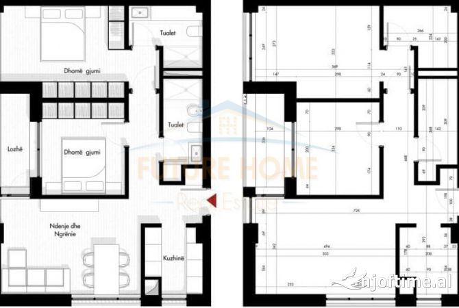 Shtepi ne shitje 2+1 ne Tirane - 156,000 Euro