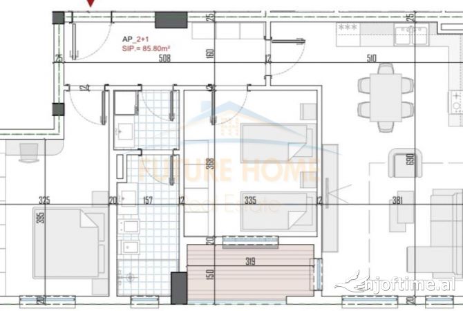 Casa in vendita 2+1 a Tirana - 85,289 Euro