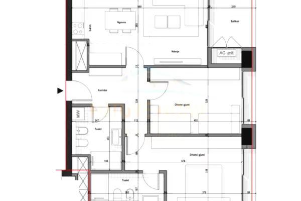 House for Sale 2+1 in Tirana - 303,120 Euro