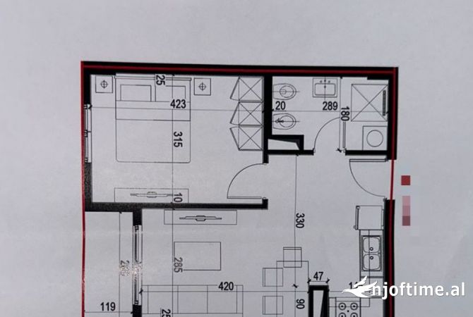 Shtepi ne shitje 1+1 ne Tirane - 57,410 Euro