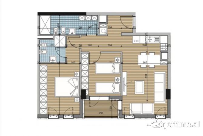 Shtepi ne shitje 2+1 ne Tirane - 125,200 Euro