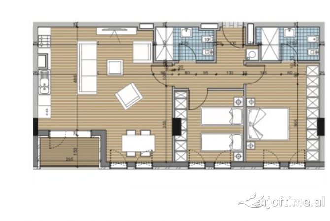 Shtepi ne shitje 2+1 ne Tirane - 136,000 Euro
