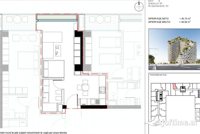 Shtepi ne shitje Garsoniere ne Tirane - 89,836 Euro